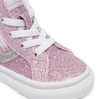 Vans Βρεφικά Μποτάκι Sk8-Hi Side Zip Glitter Μωβ