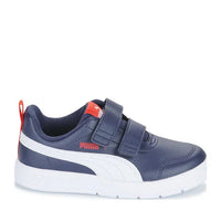 Puma Courtflex V3 V Ps Παιδικά Sneakers Μπλε / Κόκκινο