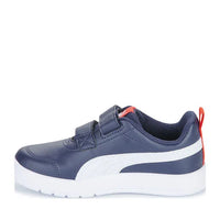 Puma Courtflex V3 V Ps Παιδικά Sneakers Μπλε / Κόκκινο
