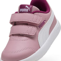 Puma Courtflex V3 Βρεφικά Sneakers Ροζ