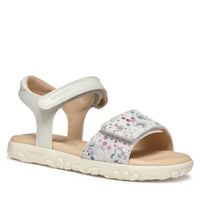 Geox Παιδικά Πέδιλα Haiti Λευκό / Multi