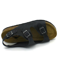 Plakton Σανδάλια Παιδικά Δερματινα Μπλε