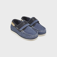 Mayoral Βρεφικά Μοκασίνια Δερμάτινα Αυτοκόλητο Μπλε - elBimbo - Κέρκυρα