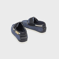 Mayoral Βρεφικά Μοκασίνια Δερμάτινα Αυτοκόλητο Μπλε - elBimbo - Κέρκυρα