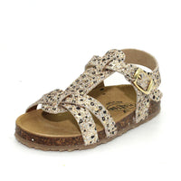 Plakton Βρεφικά Σανδάλια Χρυσο Glitter