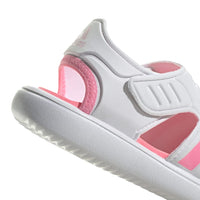 Adidas Παιδικά Πέδιλα θαλάσσης Water Sandal Λευκό Ροζ