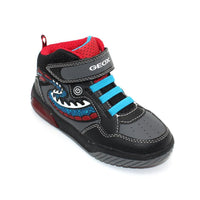 Geox Παιδικά Μποτάκια Inek Γκρι Φωτάκια - elBimbo - Κέρκυρα