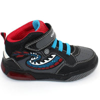 Geox Παιδικά Μποτάκια Inek Γκρι Φωτάκια - elBimbo - Κέρκυρα