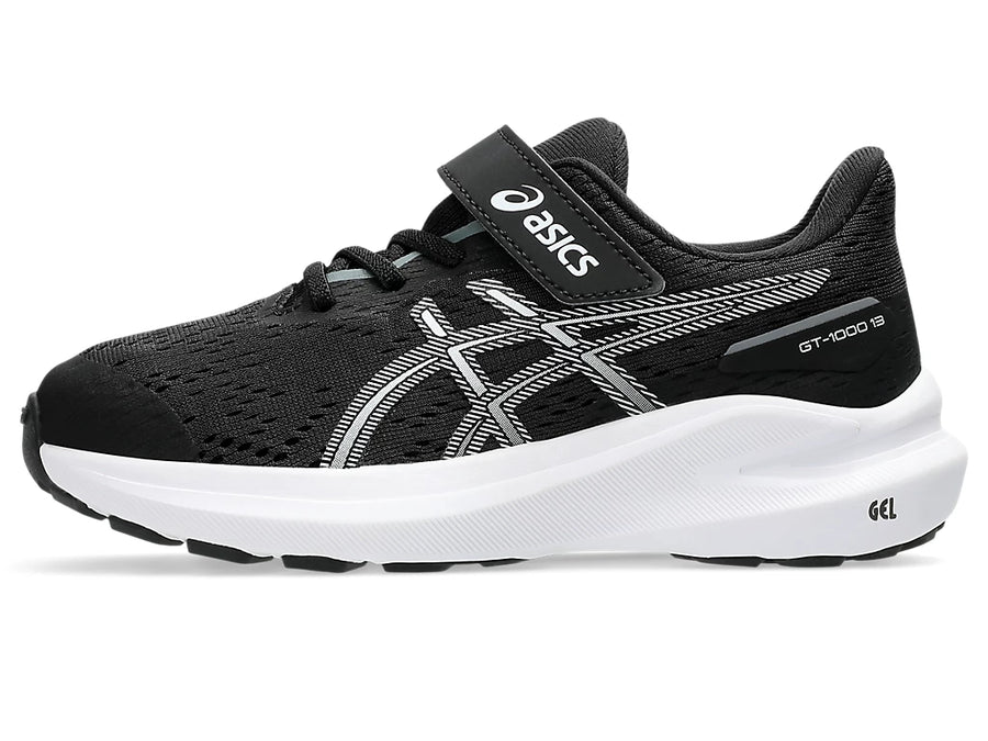 Asics Παιδικά Gt-1000  13ps Μάυρο/Λευκό