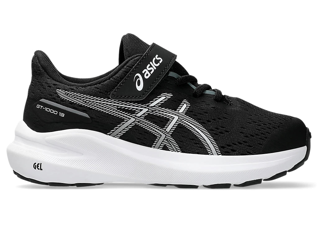 Asics Παιδικά Gt-1000  13ps Μάυρο/Λευκό