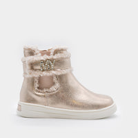Mayoral Παιδικά Μποτάκια Γουνάκι Χρυσο