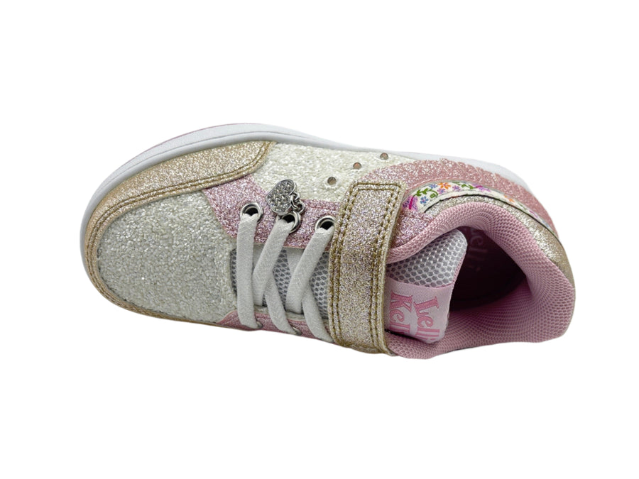 Lelli Kelly Sneakers Frangetta Λευκά Glitter Φωτακια