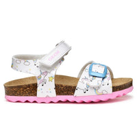 Geox Βρεφικά Πέδιλα Chalki Unicorn Λευκά