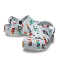 Crocs Toddler Classic Race Cars Graphic Clog