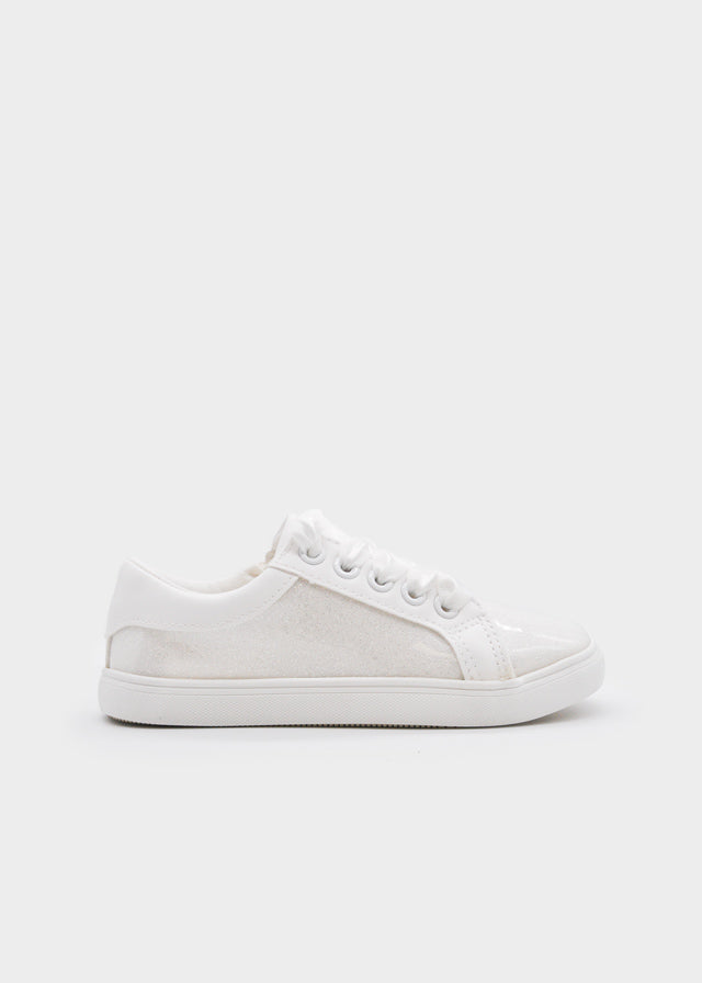 Mayoral Παιδικά Sneakers Κορίτσι Λεύκο Γλίτερ