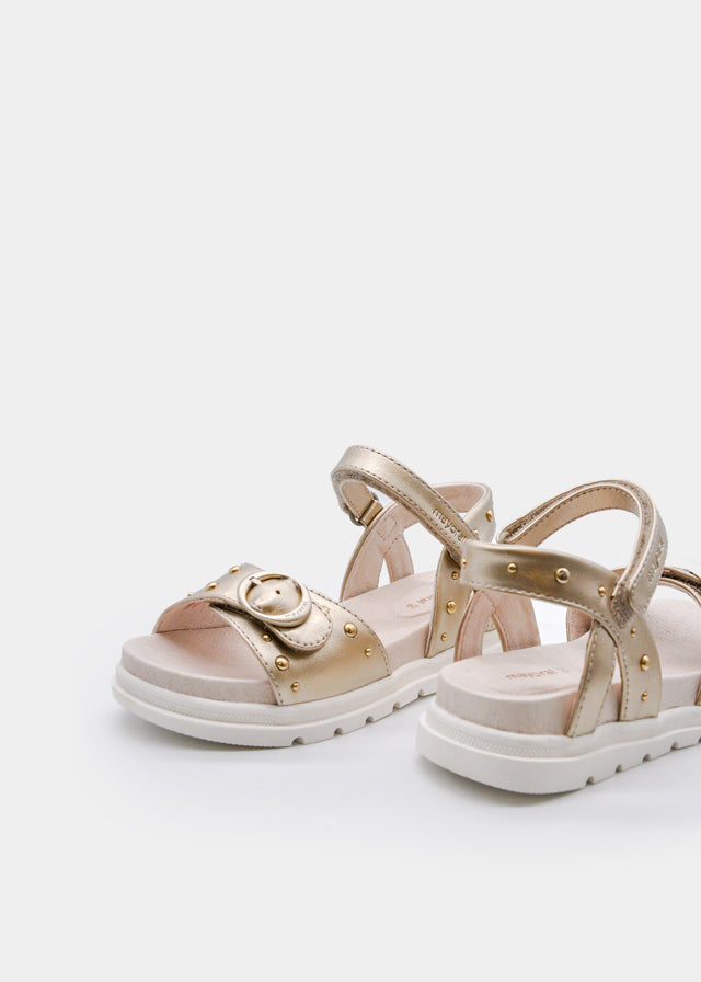Mayoral Παιδικά Σανδάλια Τρουκς Χρυσά