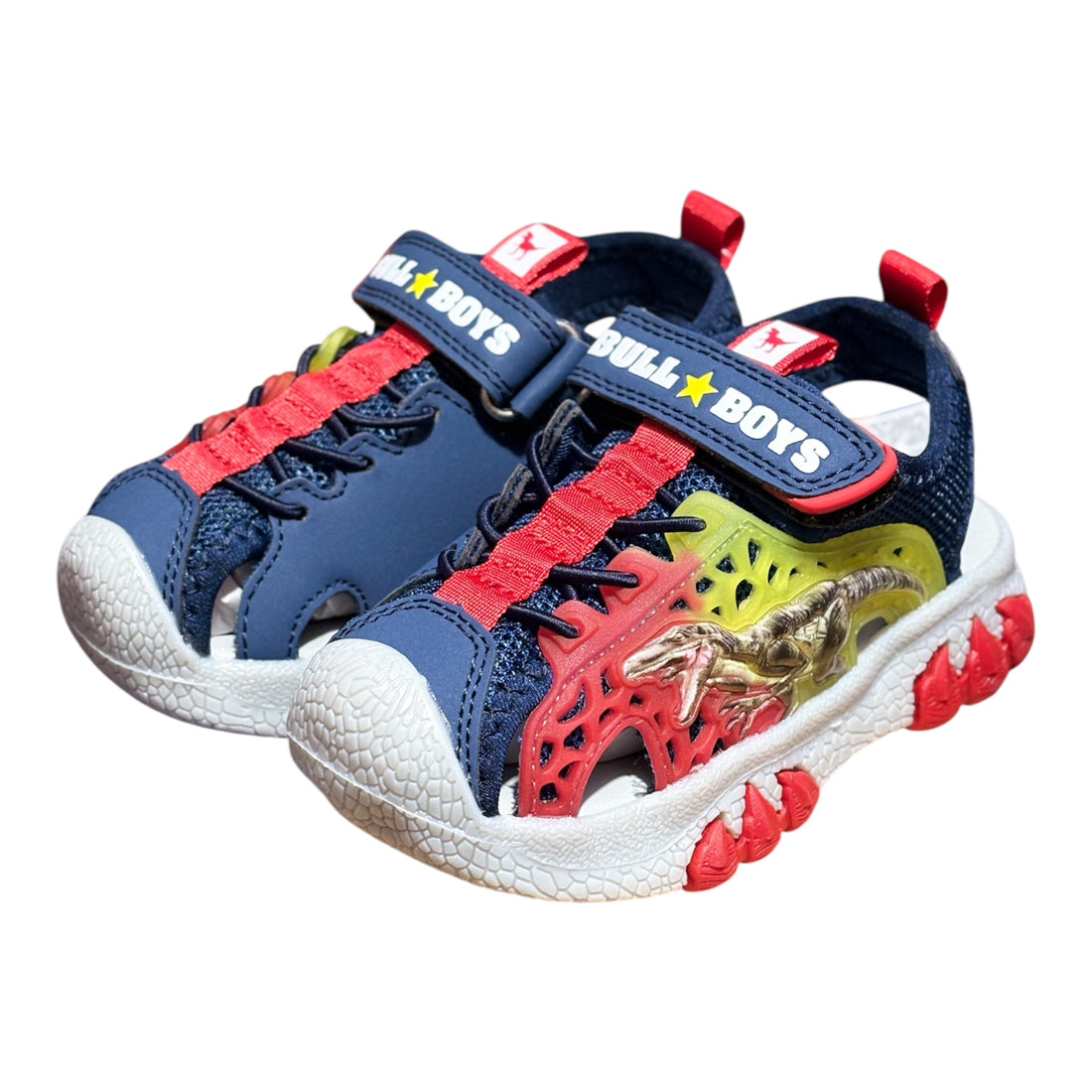 Bull Boys Πέδιλα Κλειστά Velociraptor με ΦΩΤΑΚΙΑ ON/OFF Μπλε
