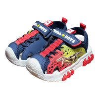 Bull Boys Πέδιλα Κλειστά Velociraptor με ΦΩΤΑΚΙΑ ON/OFF Μπλε