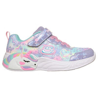 Skechers Unicorn Dreams - Heart Sparkles Φωτάκια Λιλά