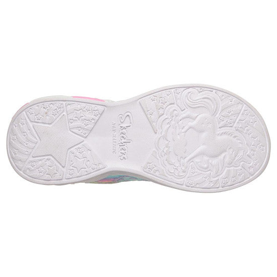 Skechers Unicorn Dreams - Heart Sparkles Φωτάκια Λιλά