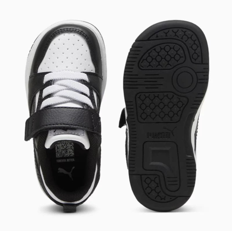 Puma Παιδικό Rebound V6 Λευκό/Μαύρο