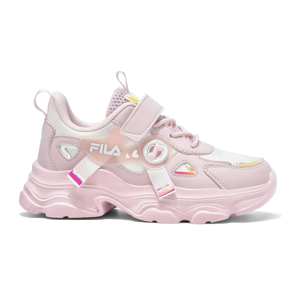 FILA Musha 3 Memory Velcro Unisex Παιδικά Παπούτσια Ροζ