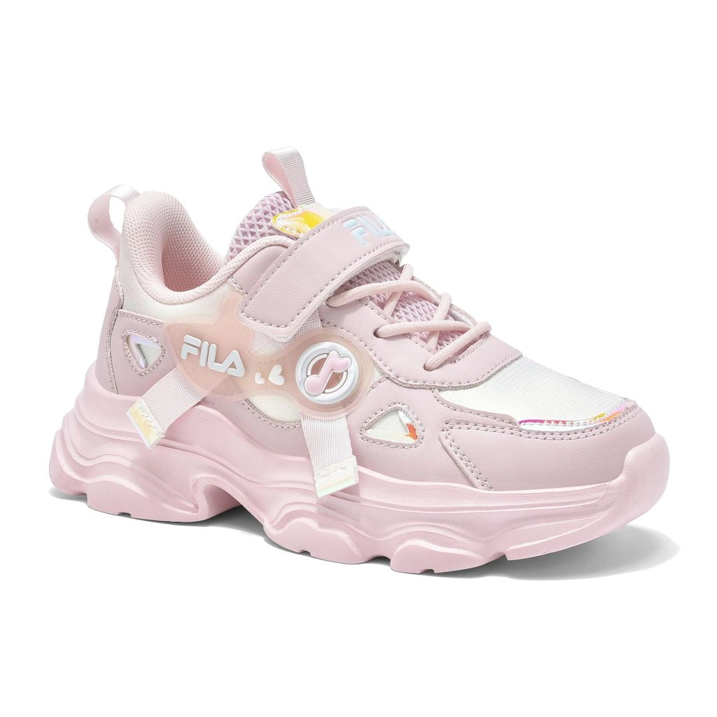 FILA Musha 3 Memory Velcro Unisex Παιδικά Παπούτσια Ροζ