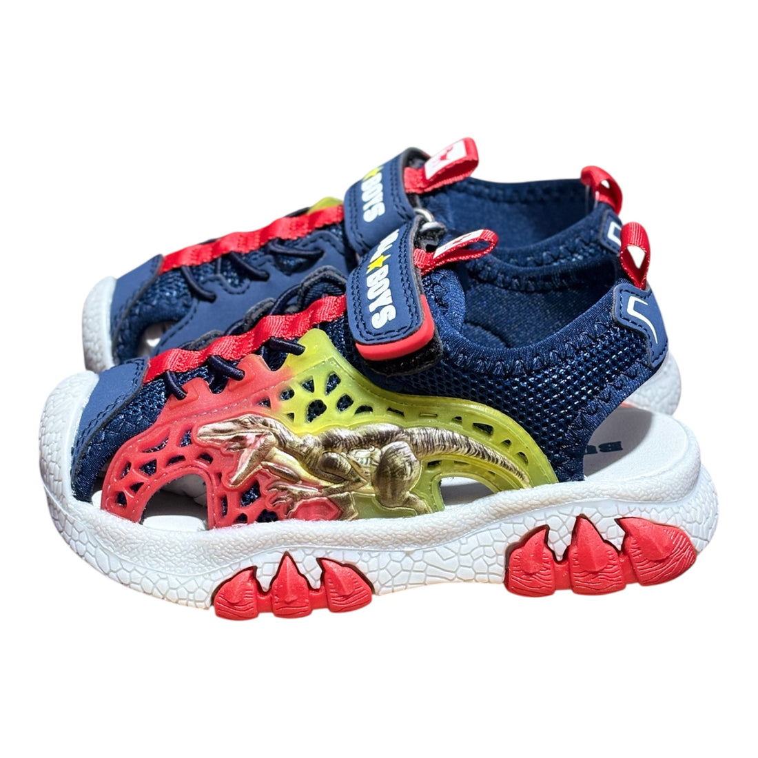 Bull Boys Πέδιλα Κλειστά Velociraptor με ΦΩΤΑΚΙΑ ON/OFF Μπλε