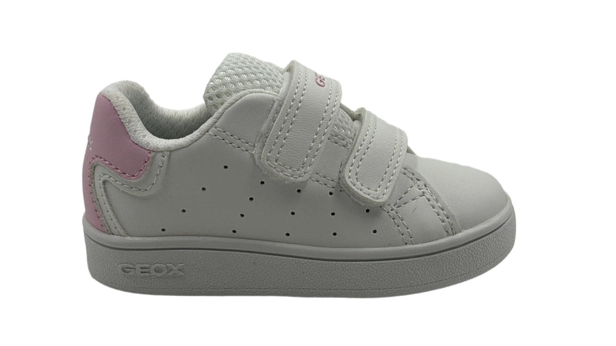 Geox Βρεφικά Sneakers Eclyper Λευκό Ροζ