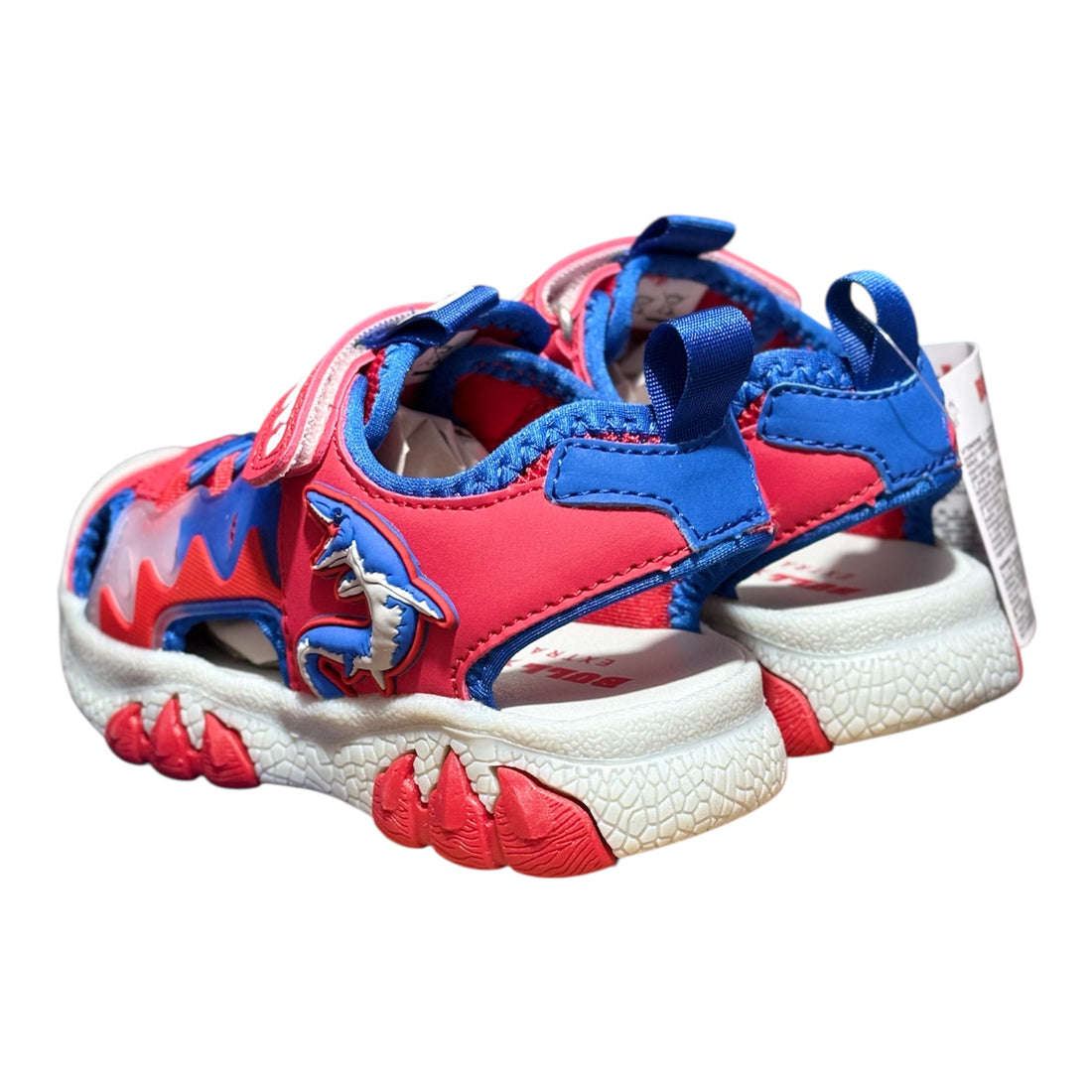 Bull Boys Πέδιλα Κλειστά Mosasauro με ΦΩΤΑΚΙΑ ON/OFF Κόκκινα