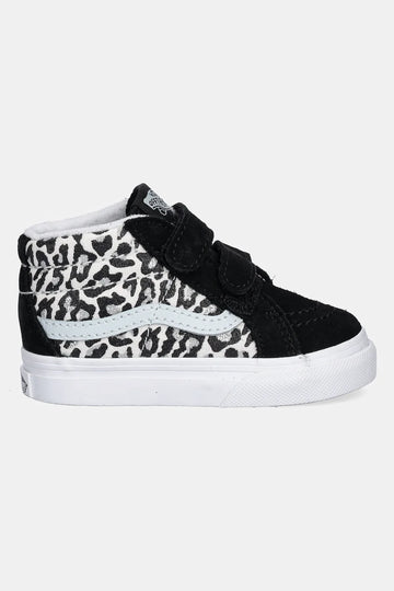 Vans Βρεφικά SK8-Mid Leopard Glitter Ημιμποτα Μαύρο