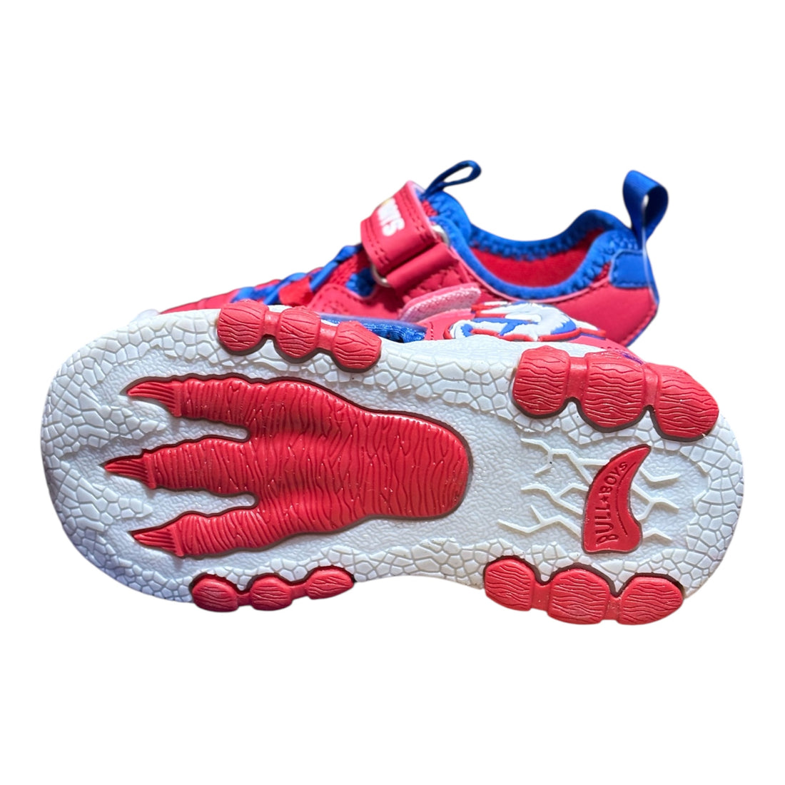 Bull Boys Πέδιλα Κλειστά Mosasauro με ΦΩΤΑΚΙΑ ON/OFF Κόκκινα