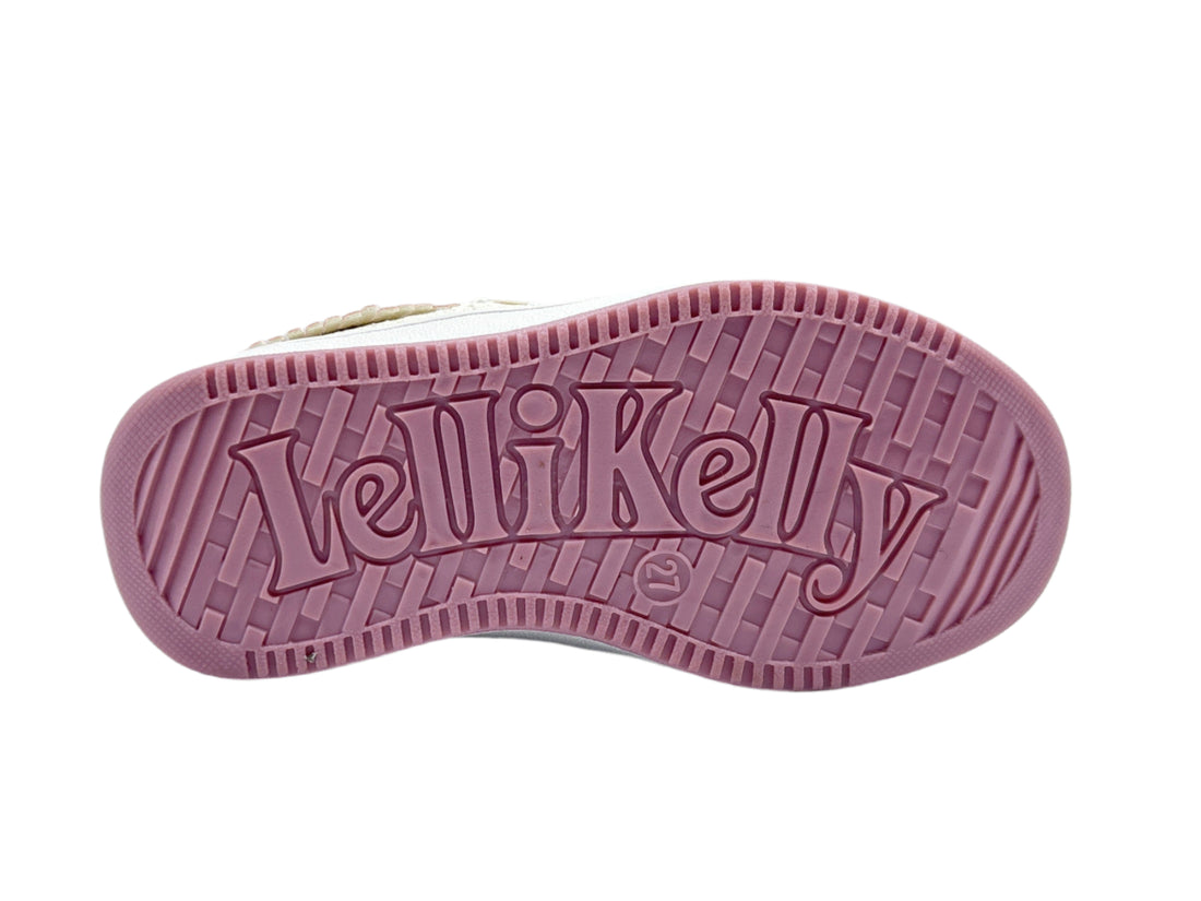 Lelli Kelly Sneakers Frangetta Λευκά Glitter Φωτακια