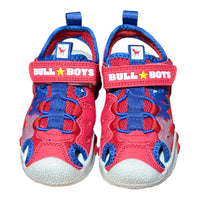 Bull Boys Πέδιλα Κλειστά Mosasauro με ΦΩΤΑΚΙΑ ON/OFF Κόκκινα