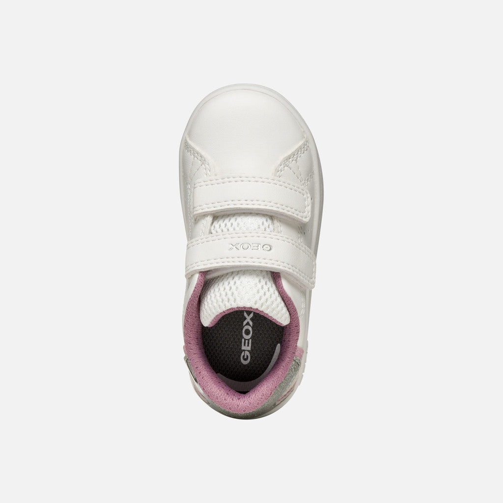 Geox Βρεφικά Sneakers Eclyper Λευκά