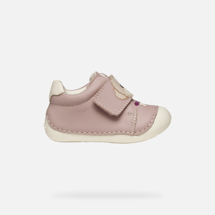 Geox Βρεφικά Tutim First Steps Ροζ