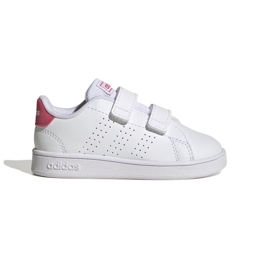 Adidas Βρεφικά Sneakers Advantage Λευκό Ροζ