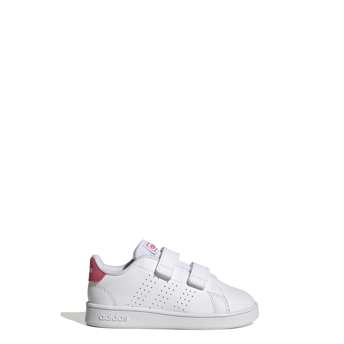 Adidas Βρεφικά Sneakers Advantage Λευκό Ροζ