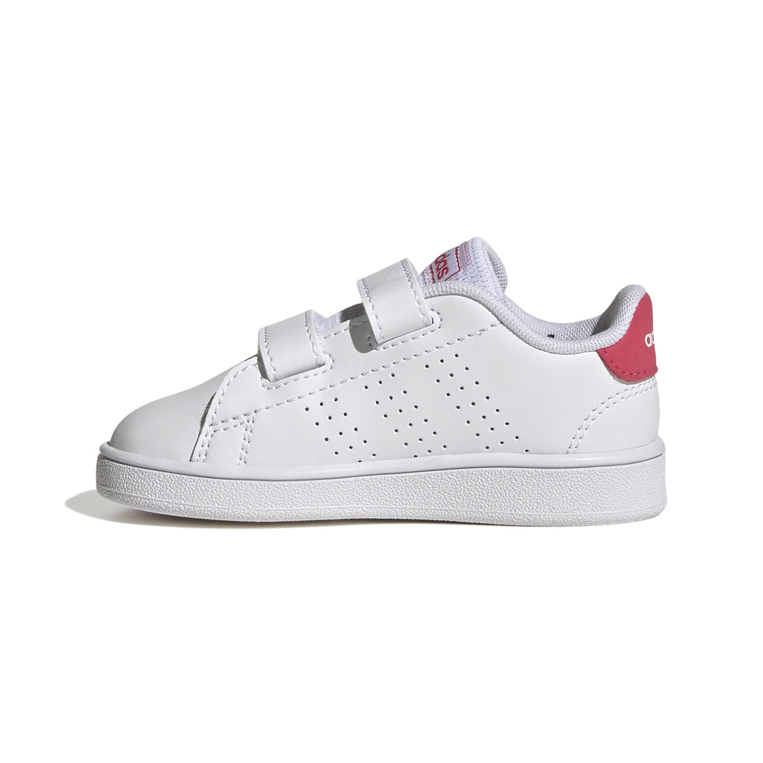 Adidas Βρεφικά Sneakers Advantage Λευκό Ροζ