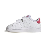 Adidas Βρεφικά Sneakers Advantage Λευκό Ροζ