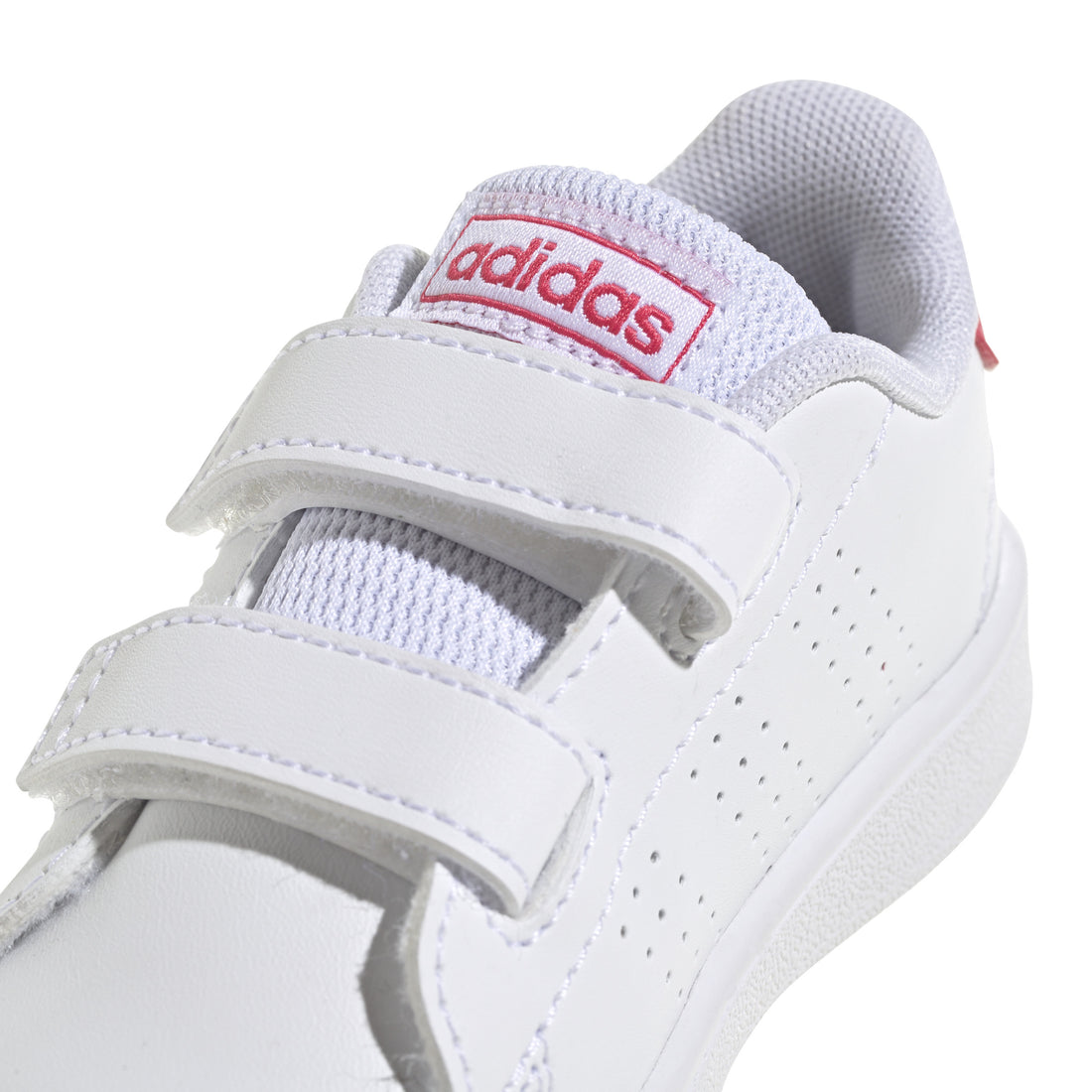 Adidas Βρεφικά Sneakers Advantage Λευκό Ροζ
