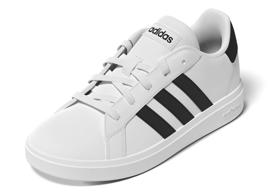 Adidas Παιδικά Grand Court Κορδόνι Λευκό/Μαυρό