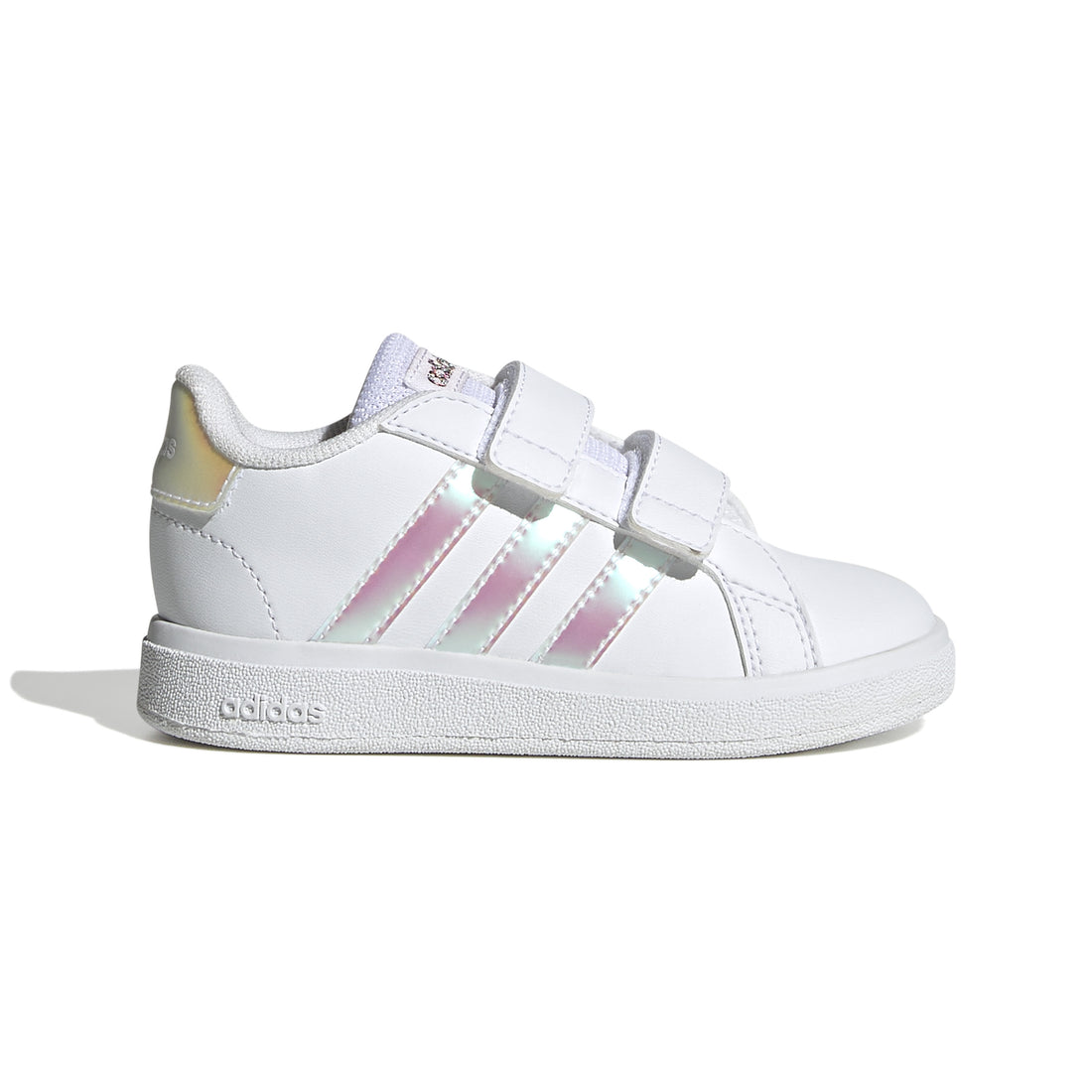 Adidas Βρεφικά Sneakers Grand Court Λευκό- Ιριδίζον