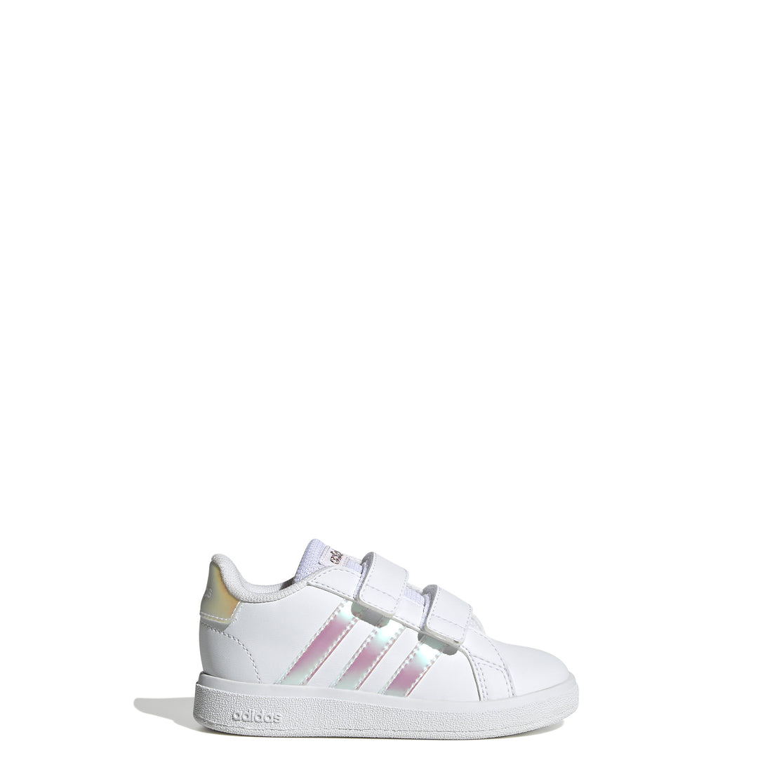 Adidas Βρεφικά Sneakers Grand Court Λευκό- Ιριδίζον