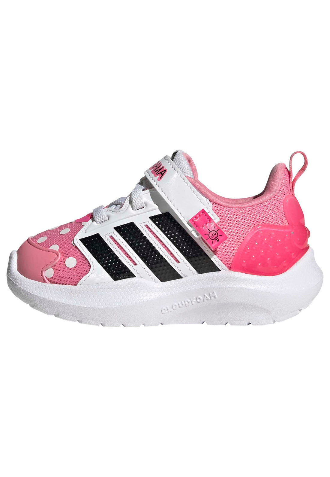 Adidas Βρεφικά Αθλητικά Disney Lightorama Minnie Mouse Φωτάκια Ροζ