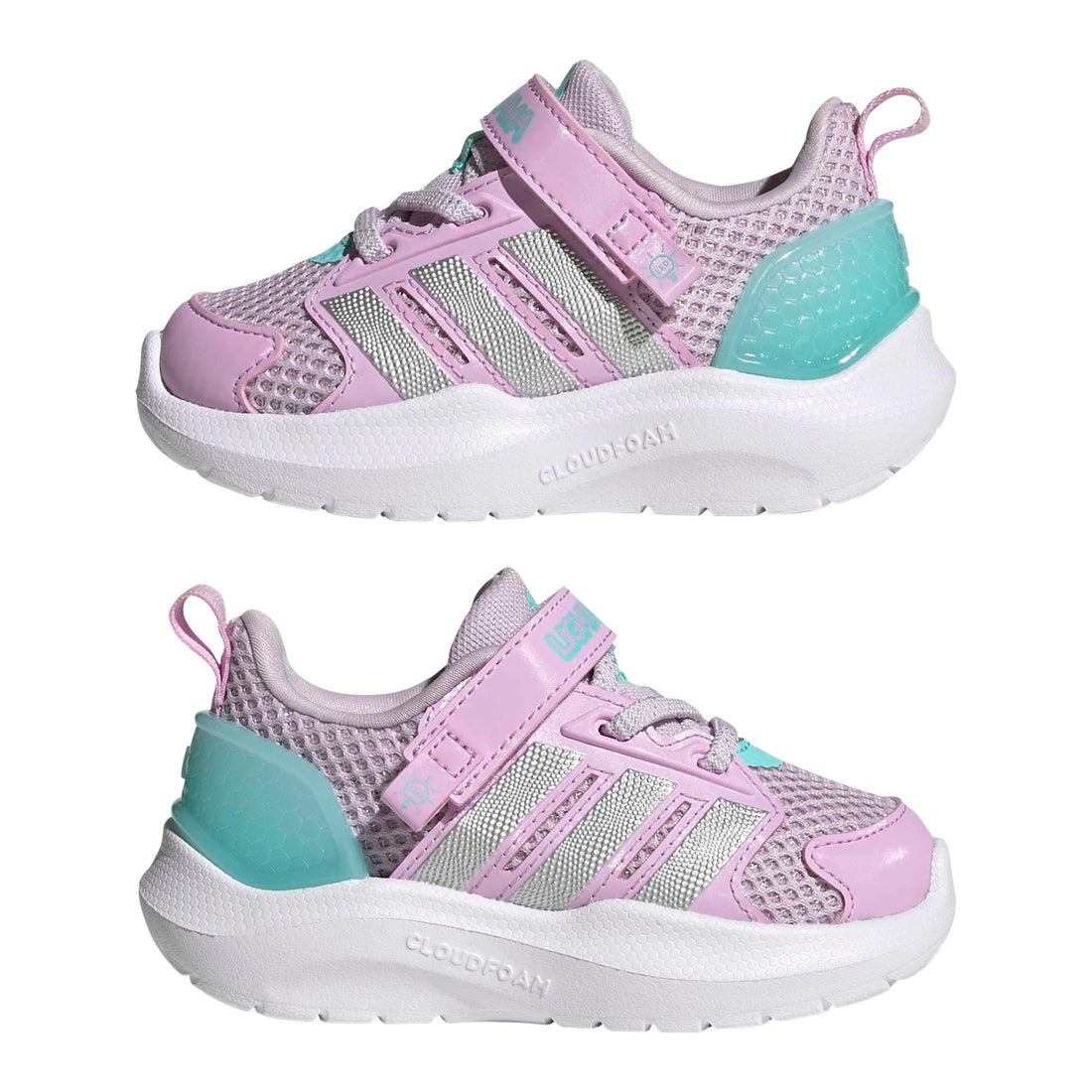 Adidas Βρεφικά Αθλητικά Lightorama  Φωτάκια Μωβ