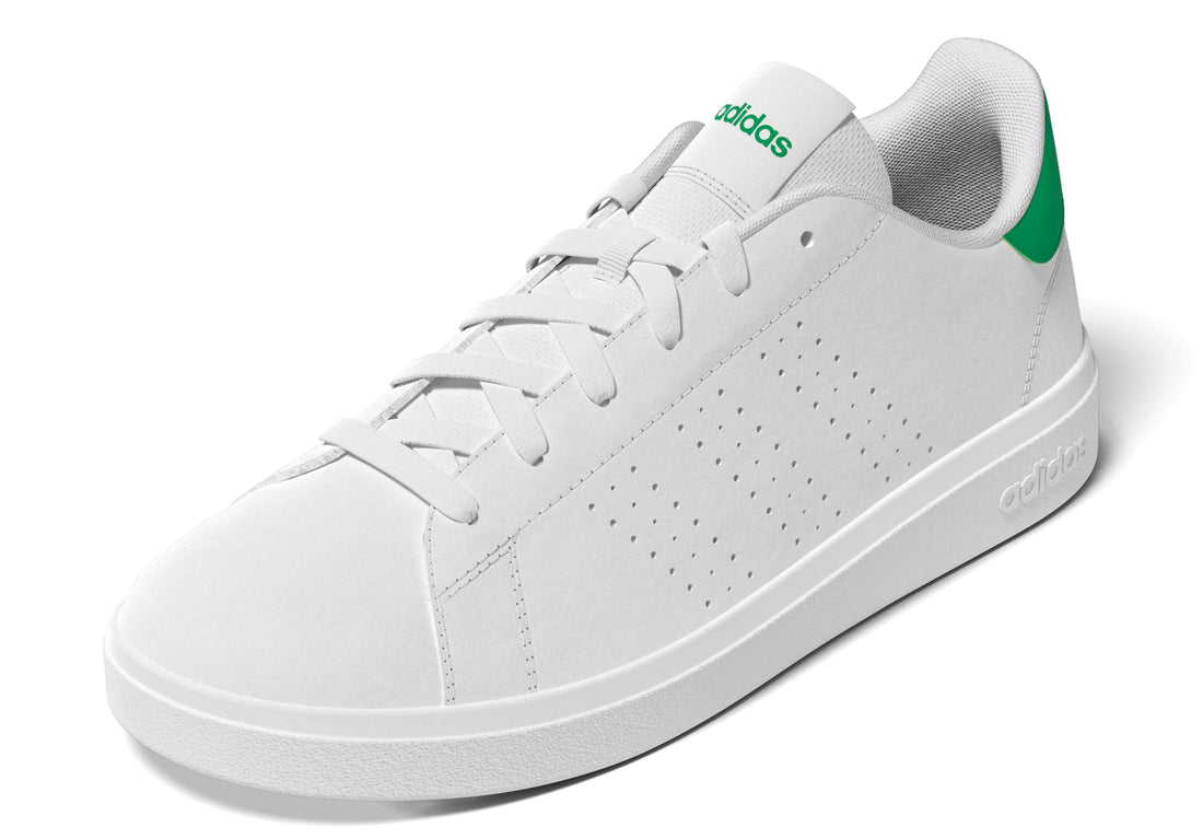 Adidas Παιδικά Advantage Base 2.0 J  Λευκό Πράσινο Κορδόνι