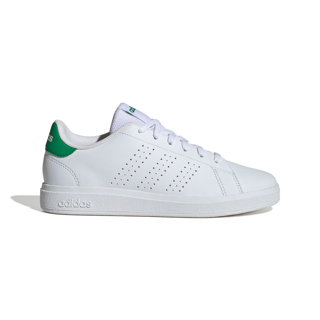 Adidas Παιδικά Advantage Base 2.0 J  Λευκό Πράσινο Κορδόνι