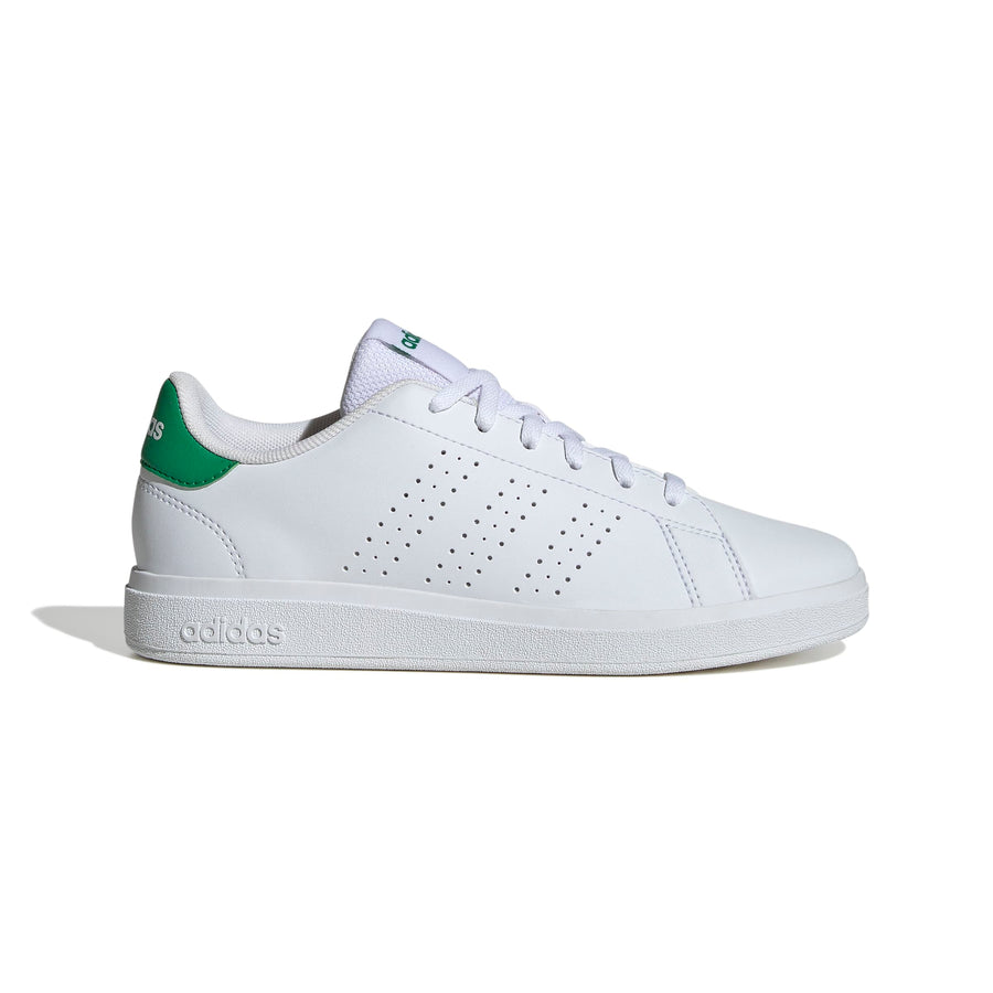 Adidas Παιδικά Advantage Base 2.0 J  Λευκό Πράσινο Κορδόνι