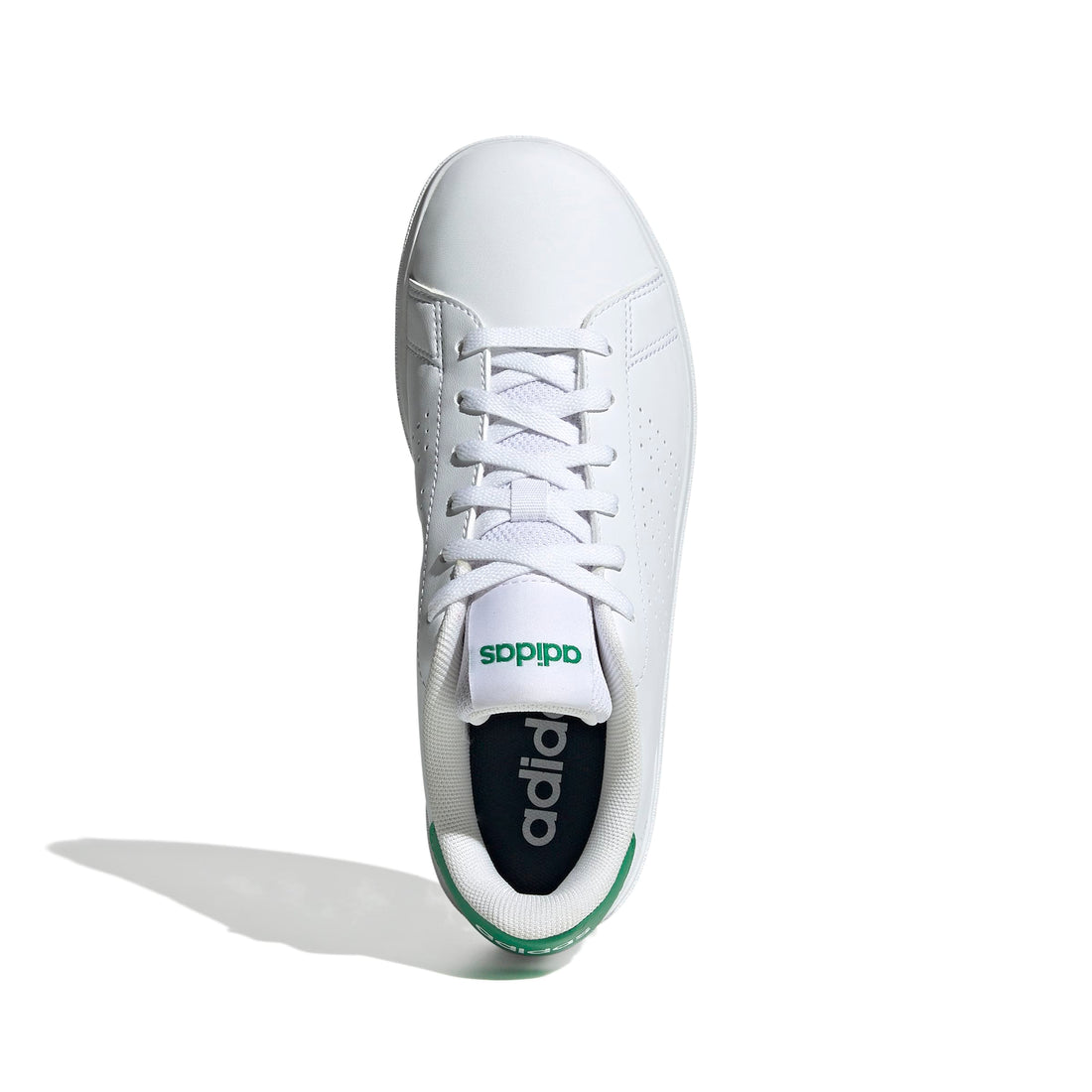Adidas Παιδικά Advantage Base 2.0 J  Λευκό Πράσινο Κορδόνι
